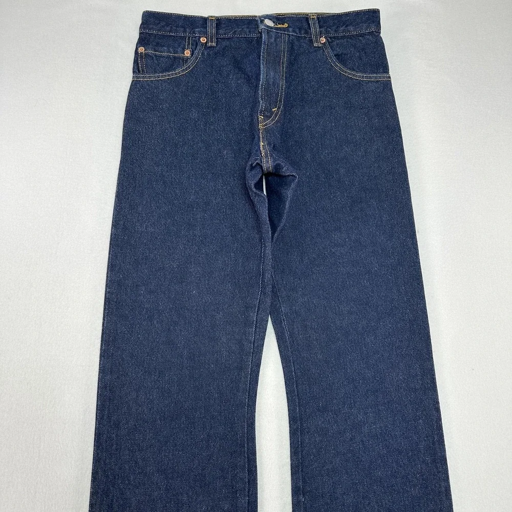 Vintage Levi's 517 Jeans Mens 30x32 Blue Bootcut Dark Wash Denim Classic Y2K A2